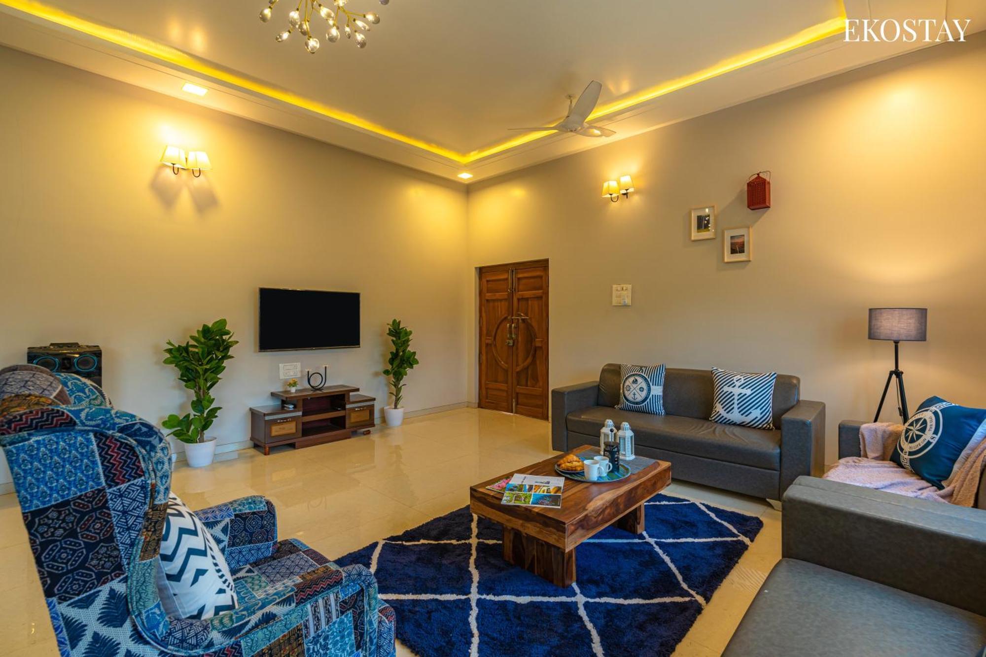 Ekostay Gold Palm Estate I Cricket Turf I Rain Dance I 2 Acre Property Karjat Extérieur photo