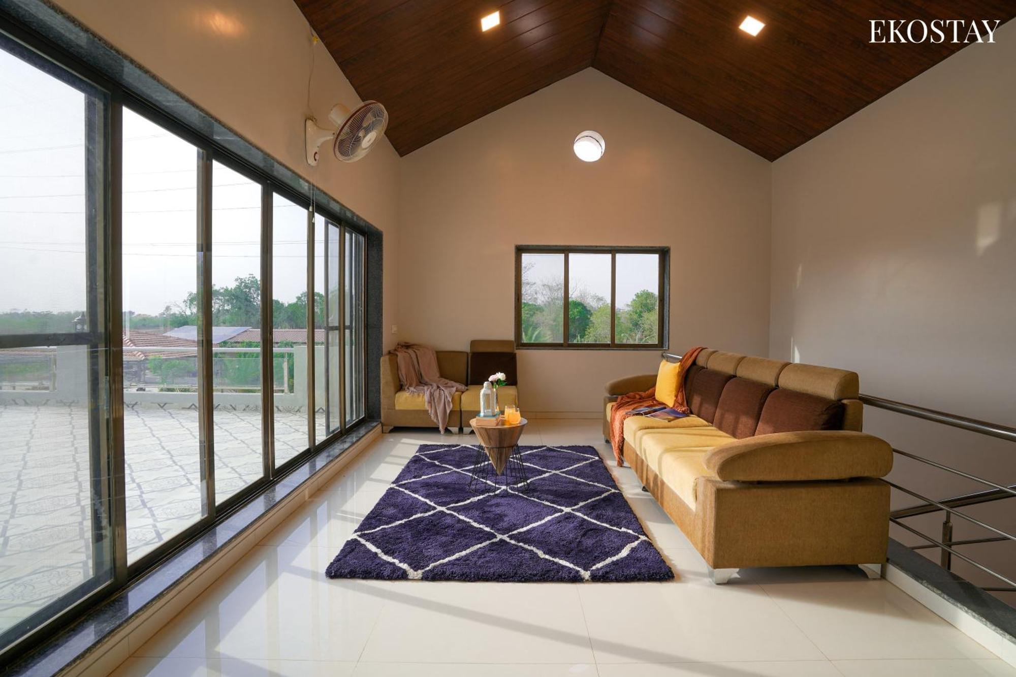 Ekostay Gold Palm Estate I Cricket Turf I Rain Dance I 2 Acre Property Karjat Extérieur photo