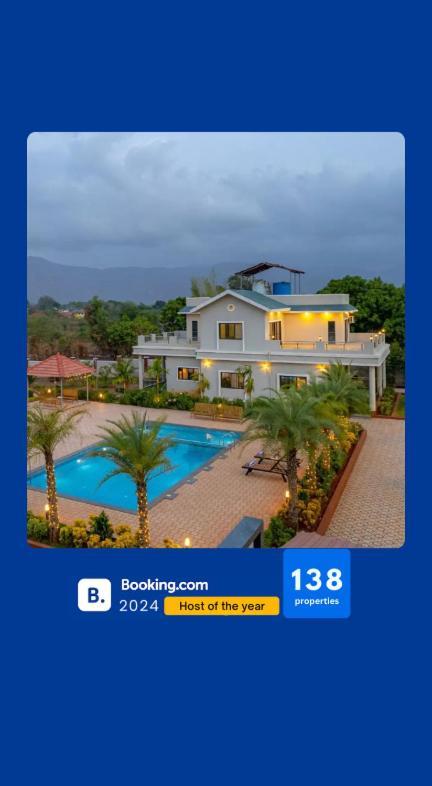 Ekostay Gold Palm Estate I Cricket Turf I Rain Dance I 2 Acre Property Karjat Extérieur photo